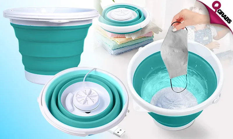 Mini Folding Washing Machine!